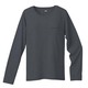 1104717 [WIC.ロングスリーブTシャツ レディース S ダークチャコール]