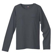 1104717 [WIC.ロングスリーブTシャツ レディース S ダークチャコール]