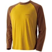 1104718 [WIC.ラグランロングスリーブTシャツ メンズ M ブラウン×オーカー]