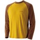 1104718 [WIC.ラグランロングスリーブTシャツ メンズ S ブラウン×オーカー]