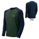 1104718 [WIC.ラグランロングスリーブTシャツ メンズ XL ダークネイビー×カーキグリーン]
