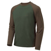 1104718 [WIC.ラグランロングスリーブTシャツ メンズ XL カーキ×カーキグリーン]