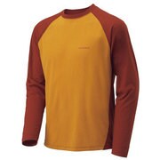 1104718 [WIC.ラグランロングスリーブTシャツ メンズ L テラカッタ/ゴールド]