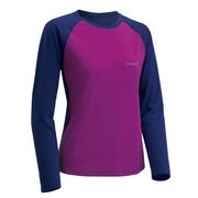 1104719 [WIC.ラグランロングスリーブTシャツ レディース M ダークブルー/ダークフィーシャ]