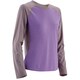 1104719 [WIC.ラグランロングスリーブTシャツ レディース XL ローズグレー×ヒーザー]