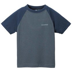 ヨドバシ Com モンベル Mont Bell Wic ラグランtシャツ キッズ 1 ピュアインディゴ シャドウ 通販 全品無料配達