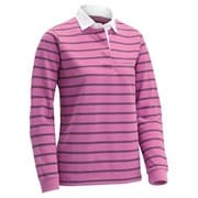 1104783 [WIC.ラガーシャツ ロングスリーブ レディース M ピンク]