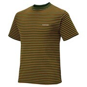 1104816 [WIC.ボーダーTシャツ メンズ S ブラウンゴールド]