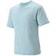 1104816 [WIC.ボーダーTシャツ メンズ L アイスグリーン]