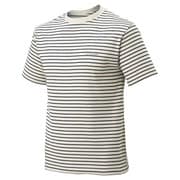 1104816 [WIC.ボーダーTシャツ メンズ L アイボリー]