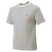 1104816 [WIC.ボーダーTシャツ メンズ M アイボリー]