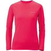 1104935 [WIC.スリム ロングスリーブTシャツ ワンポイントロゴ レディース XL カメリア]