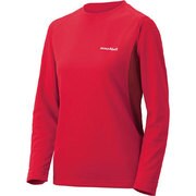 1104939 [ウイックロン ZEO ロングスリーブTシャツ レディース M サンライズレッド]