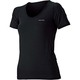 1107485 [ジオラインL.W.UネックTシャツ レディース S ブラック（BK）]