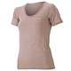 1107485 [ジオラインL.W.UネックTシャツ レディース M ピンクベージュ（PKBG）]