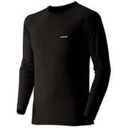 ジオライン L.W. ラウンドネックシャツ Men's 1107486 ブラック Mサイズ [アウトドア アンダーウェア メンズ]