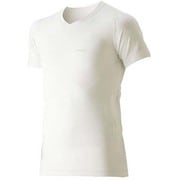 1107489 [ジオラインL.W.VネックTシャツ メンズ XL ホワイト（WT）]