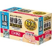 11歳からの健康缶6P しっとりムース まぐろ [猫用 11歳～ 40g×6缶]