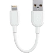 iPhone/iPad/iPod用ライトニングケーブル 5cm ホワイト QE-CS305LA-W