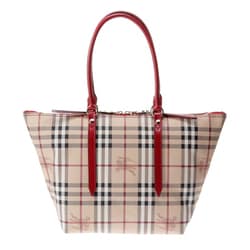 Burberry ヘイマーケットチェック トートバッグ BURBERRY 美品 バーバリー ロンドン ヘイマーケットチェック