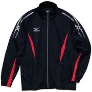 32JC401096 [ウォームアップシャツ ブラック×レッド XO メンズ]