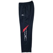32JD401096 [ウォームアップパンツ ブラック×レッド XO メンズ]