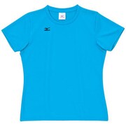 86TF24025 [Tシャツ レディース L ブルー（ロゴ刺繍：ネイビー）]