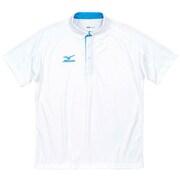 32JA407272 [ポロシャツ XO ホワイト×ターコイズ]