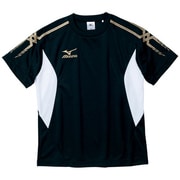 32JA441009 [Tシャツ キッズ 150 ブラック×ホワイト]