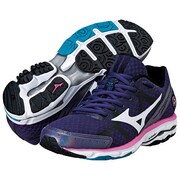 WAVE RIDER 17 (W) レディース 26.0cm パープル×ホワイト [J1GD140301]