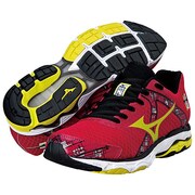 WAVE INSPIRE 10 (W) レディース 25.0cm レッド×イエロー [J1GD144441]