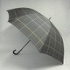 001225134-d 傘 格子 75cm j グレー