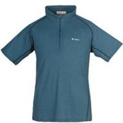5215428 [トランスウェット ウールワッフルジップ S/S ネイビー M]