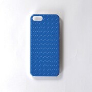 SH008BL [Back Cover + IC 編み込み調iPhone5/5sケース ブルー]