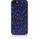 ICP5173-BL [iPhone 5/5s Case Rhinestone Patterned Blue]