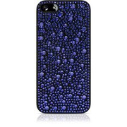ICP5173-BL [iPhone 5/5s Case Rhinestone Patterned Blue]