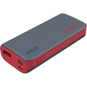 ChargeUp Sport Powerbank. 4400mAh 1 Amp. USB出力：1ポート Grey with Red Trim CY1421PBCUS