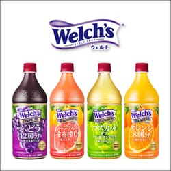 ヨドバシ.com - カルピス CALPIS アサヒ飲料 「Welch's(ウェルチ)」グレープ100 800g PET×8本 [果実果汁飲料]  通販【全品無料配達】