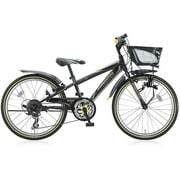 子ども用自転車 クロスファイヤージュニア スピードナビ 22型 外装7段変速 クロツヤケシ&クロ CF27C4