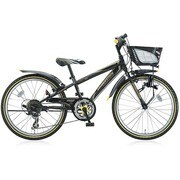 子ども用自転車 クロスファイヤージュニア スピードナビ 24型 外装7段変速 クロツヤケシ&クロ CF47C4