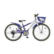 子ども用自転車 クロスファイヤージュニア 点灯虫/CIデッキ 26型 外装7段変速 ブルー＆ホワイト CF67T4