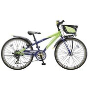 子ども用自転車 クロスファイヤージュニア 点灯虫/CIデッキ 26型 外装7段変速 ブルー＆グリーン CF67T4