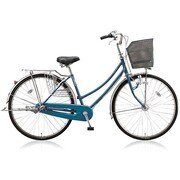 シティサイクル NOLKOG（ノルコグ） W型 ダイナモランプ 27型 変速なし E.Xティールブルー NW704