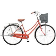 シティサイクル NOLKOG（ノルコグ） W型 点灯虫 26型 変速なし P.Xソフトオレンジ NW60T4