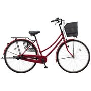 シティサイクル NOLKOG（ノルコグ） W型 点灯虫 27型 内装3段変速 F.Xスターレッド&BK NW73T4