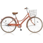 シティサイクル NOLKOG（ノルコグ） L型 点灯虫 27型 内装3段変速 P.Xソフトオレンジ NL73T4