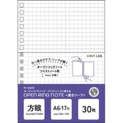 ツイストリングノート用リーフ A6 方眼 1組 30枚入 N1663S