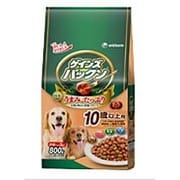 ゲインズパックン [犬用 ドッグフード 10歳以上用 ビーフ ささみ 緑黄色野菜 小魚入り 800g]
