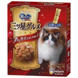 銀のスプーン 三ツ星グルメ 香るお魚仕立て お魚レシピ [猫用 ドライフード 240g 全年齢適応 総合栄養食]