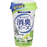 猫トイレまくだけ [香り広がる消臭ビーズ さわやかなナチュラルガーデンの香り 450ml]